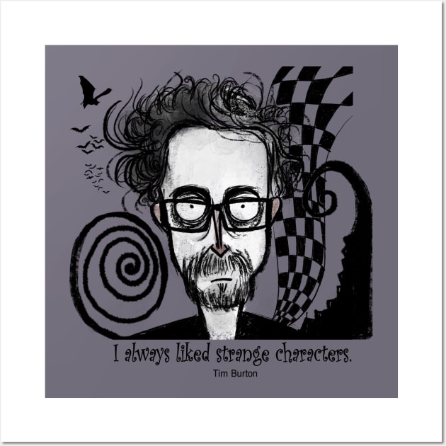 Tim Burton Wall Art by YAZ_2020